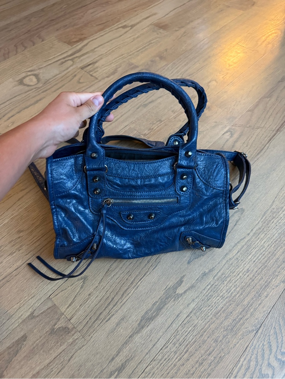 Falenciaga Blue Bag